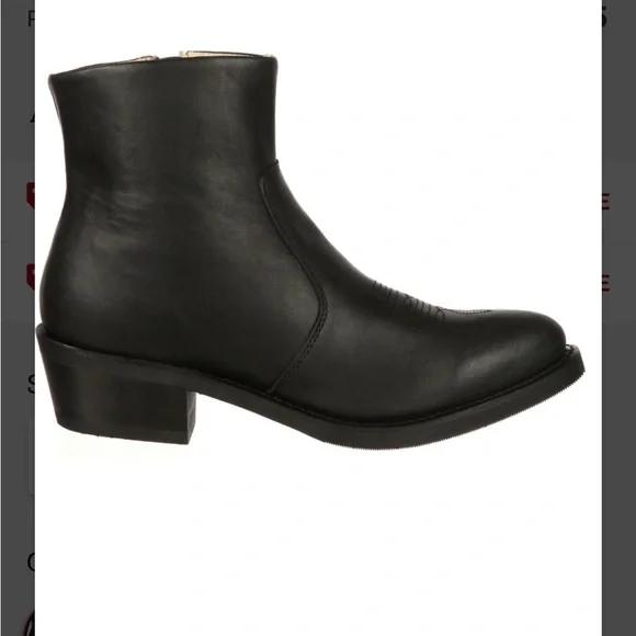 Durango Black Cowboy & Western Boots - Picture 2 of 15